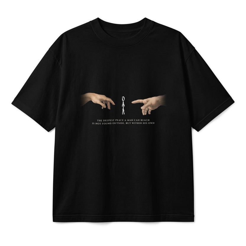 Creation Of Stick Man Quote Tee (Boxy) – Sticksylvania